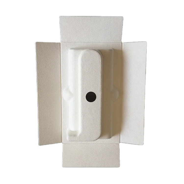 certificate molded paper pulp inner tray bagasse pulp packaging ecycled biodegradable molded recycle paper pulp packaging