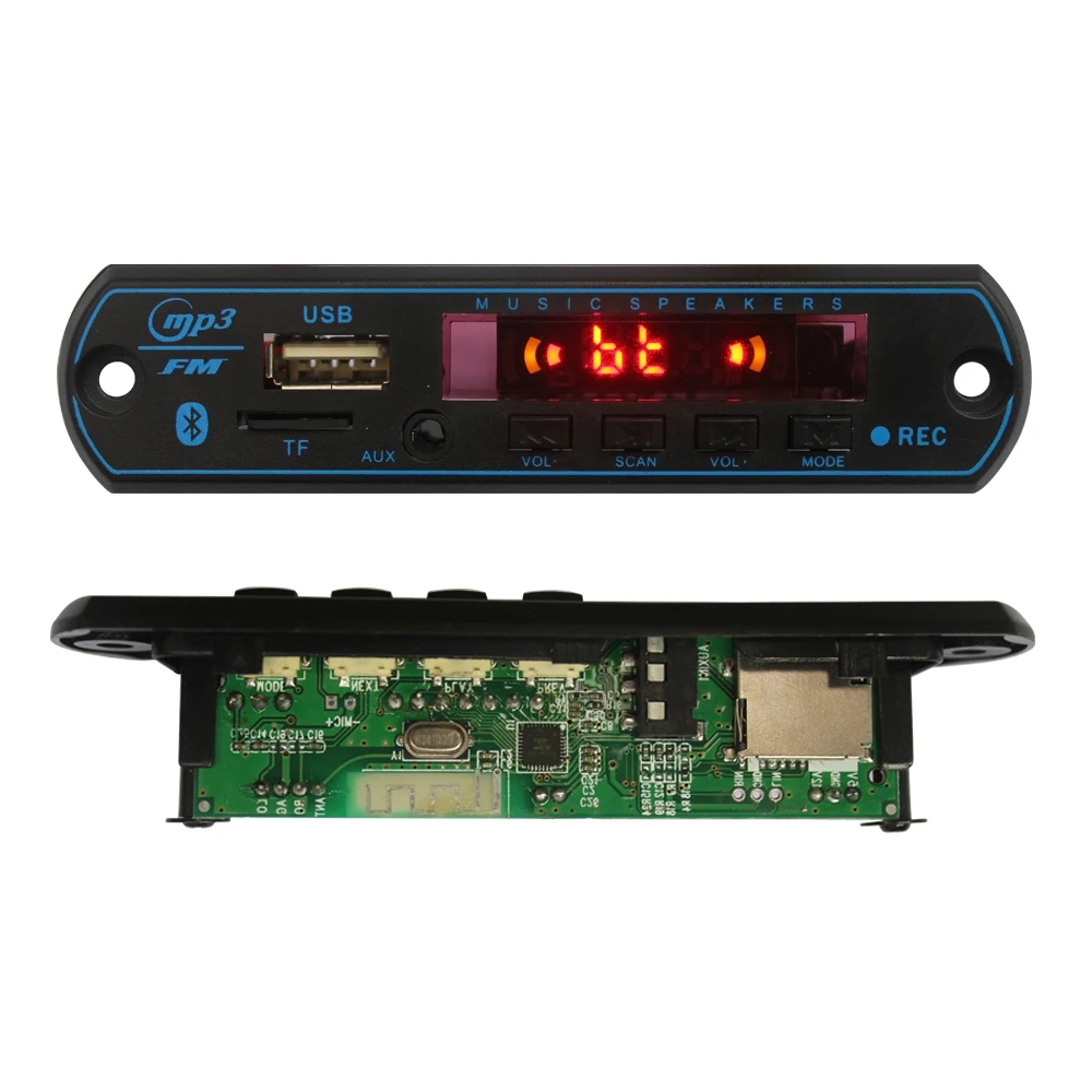2022  NEW 5V/12v FM Radio MP3 Player Board ,bt mp3 kit,audio decoder module board