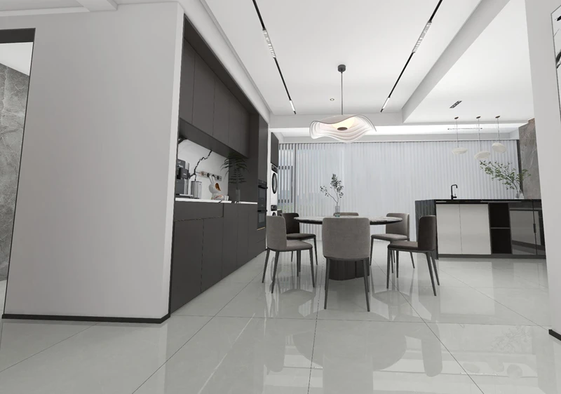 800x800 Glazed Ceramic Porcelain Floor Tiles Polished Carrara Marble for Interior/Exterior/Bathroom Wall/Tiles