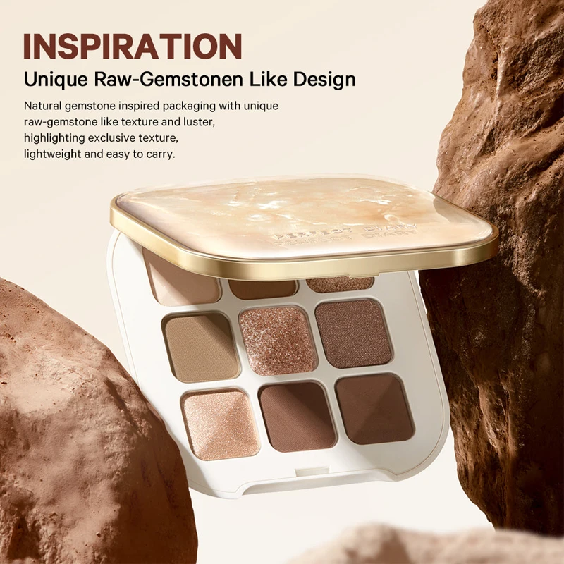 Wholesale Custom Private Label Makeup Eye Shadow Palette Nude High Quality Low Moq Matte Shimmer 9 Color Eyeshadow Palette