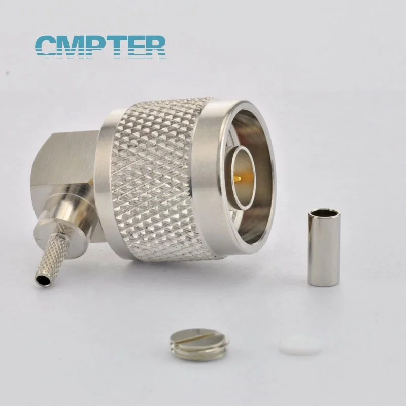 N прямоугольный Штекерный обжим для кабеля LMR100 RG174 RG188 RG316 rf коаксиальные