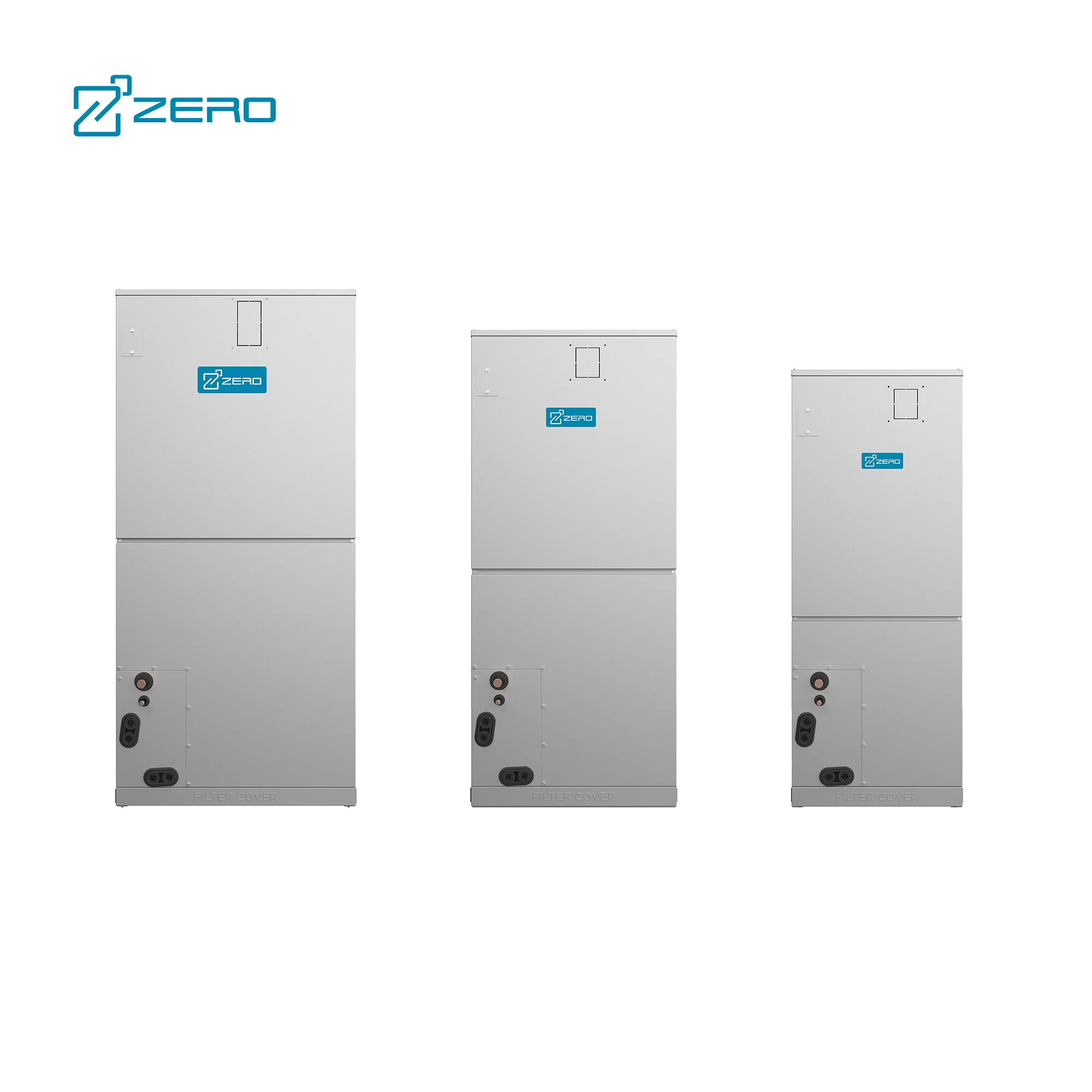 ZERO Z-ULTRA Electric heat available inverter air handling unit HVAC Solutions air handler Light Commercial air conditioner