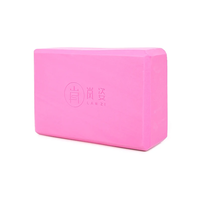 Wholesale Oem Factory Eco-Friendly Printed Custom Logo Eva Foam Durable Fitness Yoga Block Brick