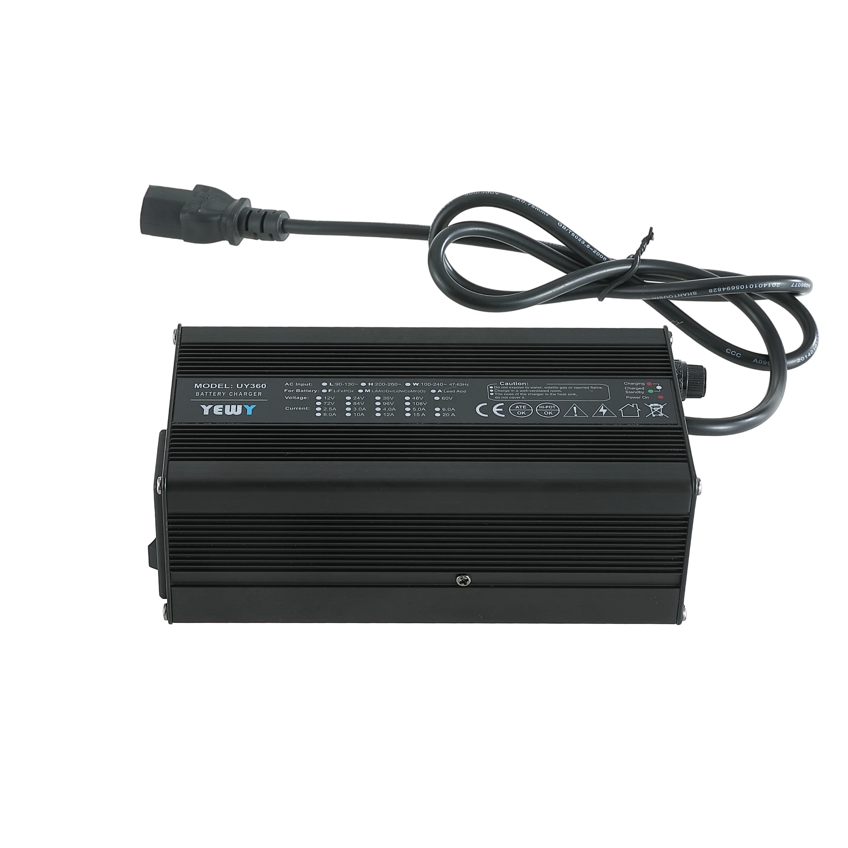 Lithium Battery Charger 24V 36V 48V 48 Volt 60V 120A 100A 70A 60A 360W Lithium Battery Charger