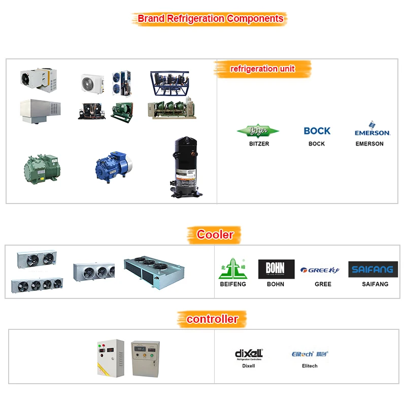 Customize freezing room cold storage 20ft mobile container fish cold storage trade freezer cold storage room