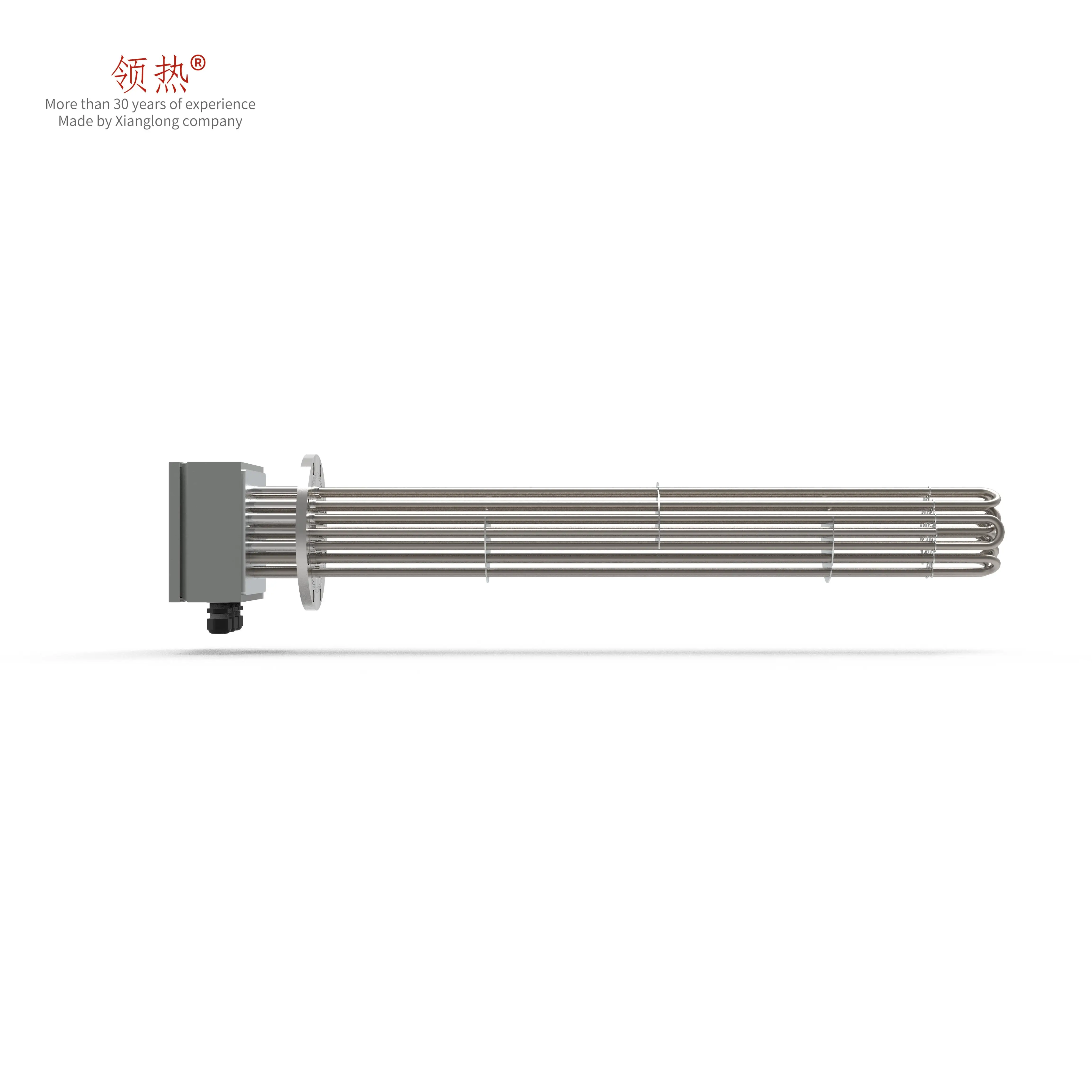 High Quality Hot Sale DN125 40kw Flanged Immersion Industrial Electric Nitrogen Heater