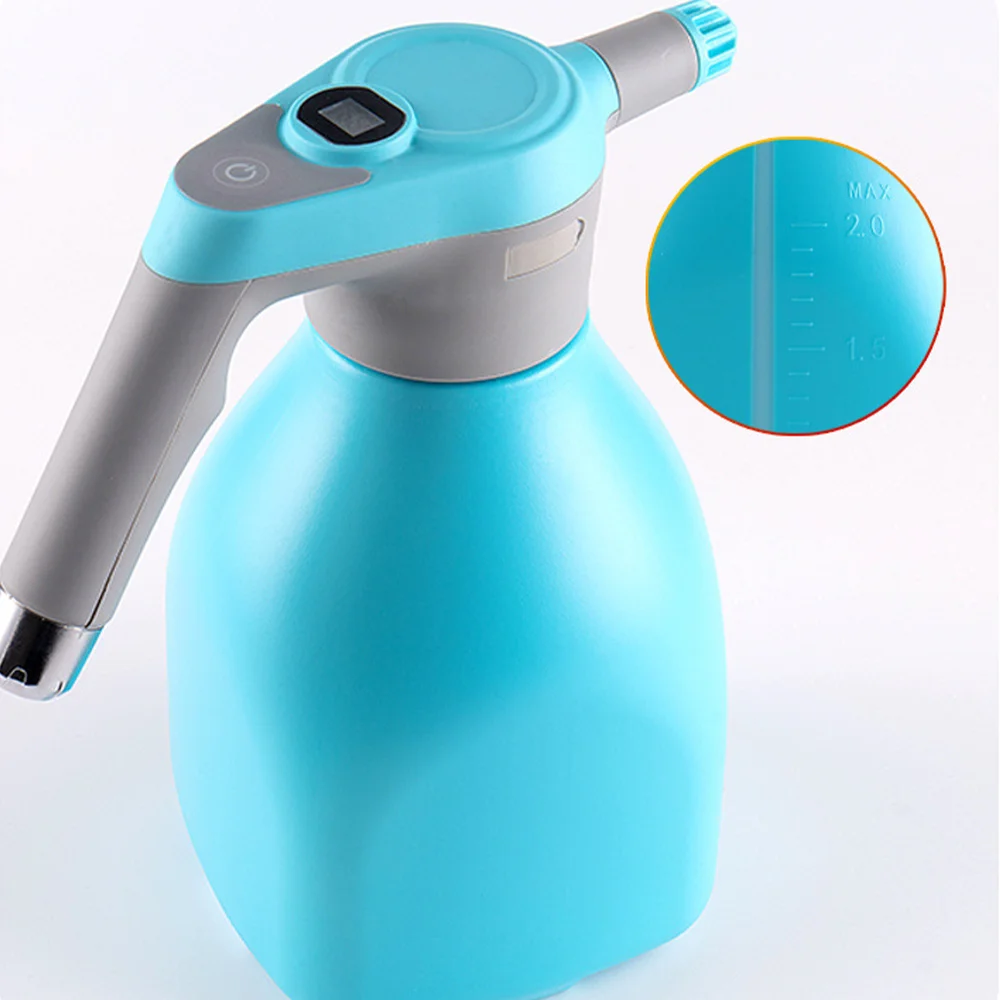 High Quality Electric Rechargeable 2L Spray Bottle Water Plastic Hand Hook Garden Pressure Sprayer for Plants
