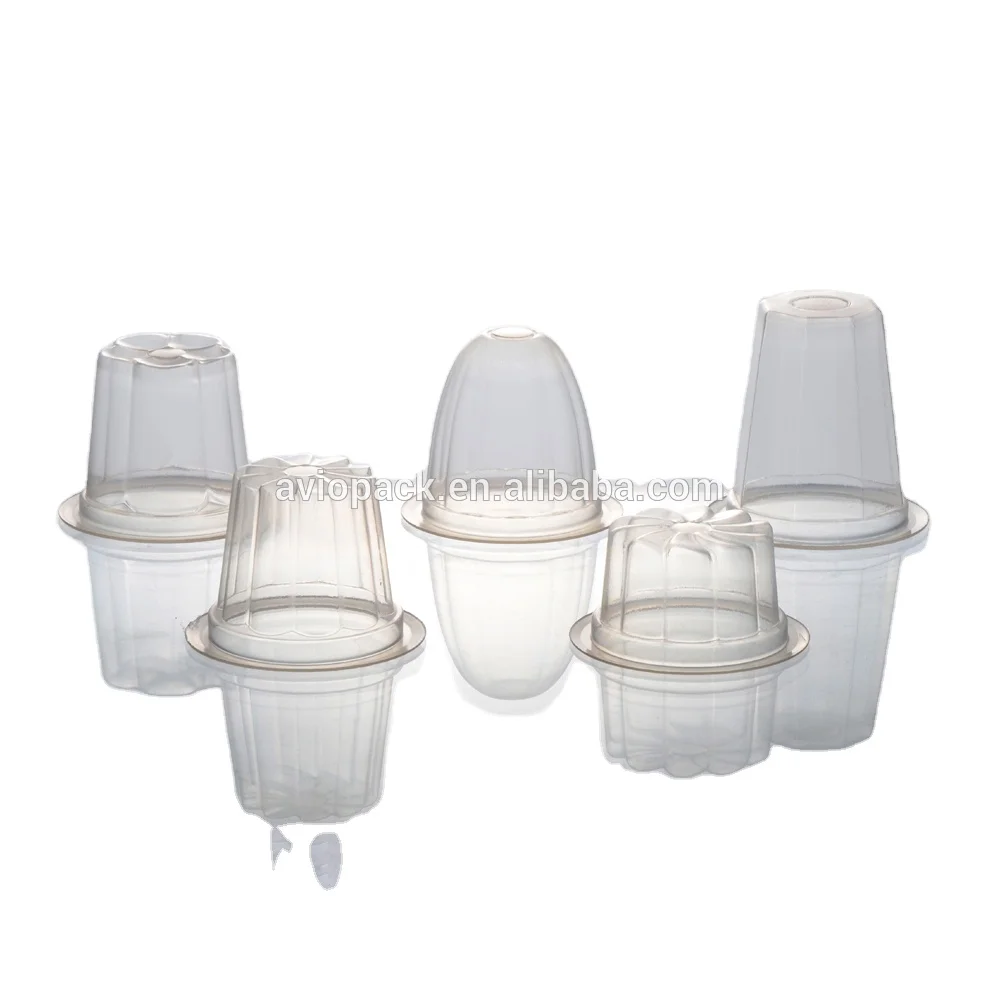 Custom Disposable PP Mini Plastic Fruit Liquids Dips Ketchup Sauces Sweet Taste Jelly Cup