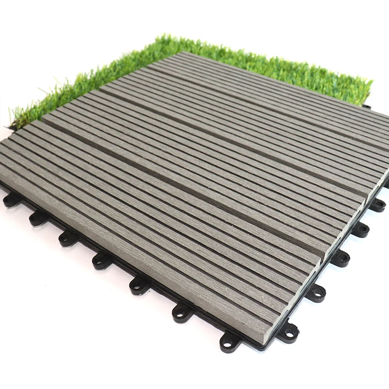 Wholesale Price For China Oem Manufacture Wood Plastic Composite Patio Deck Tiles Wpc Diy Decking