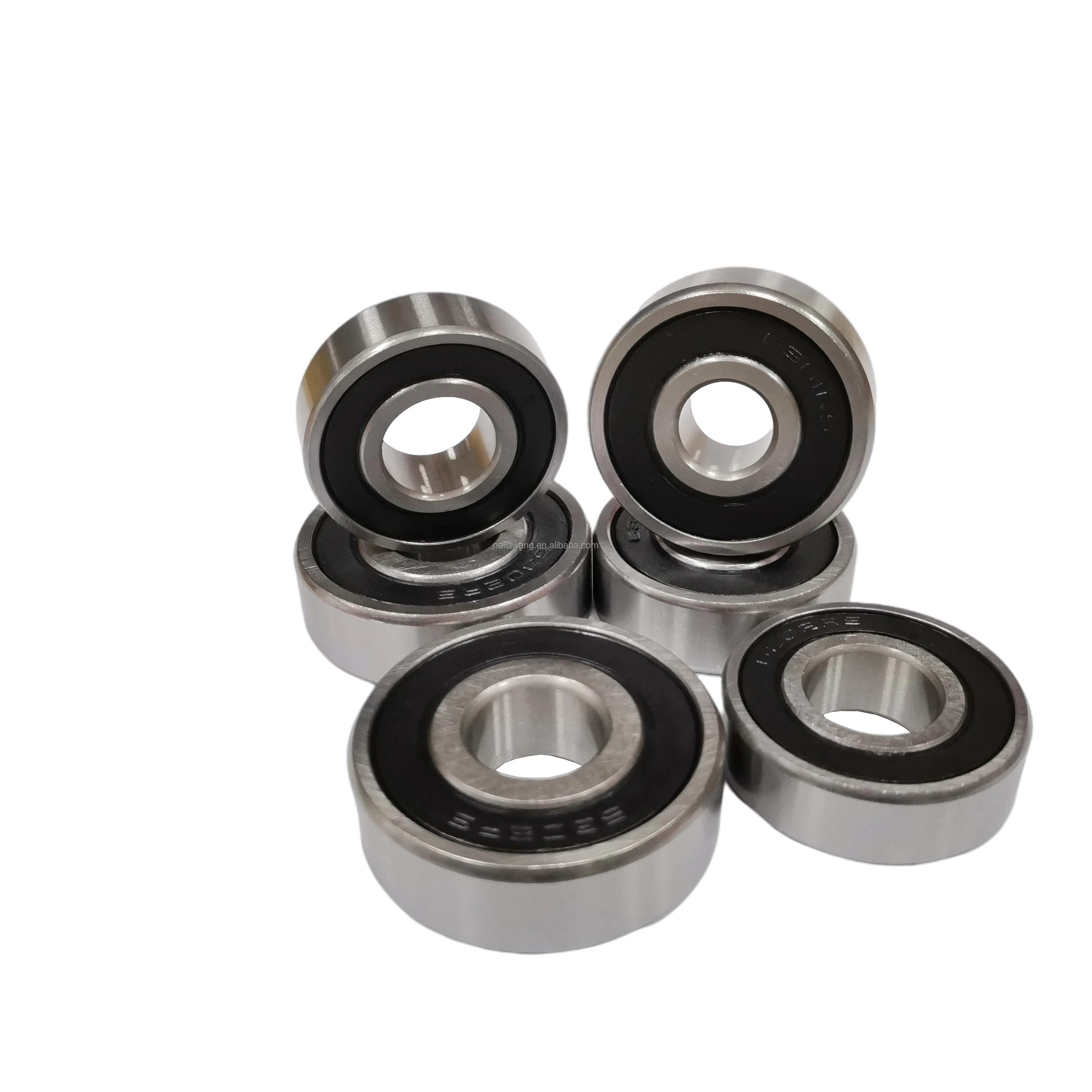 Standard Size Double Rubber Seals Miniature Deep Groove Ball Bearings 17mm X 40mm X 12mm 6203-2rs bearing