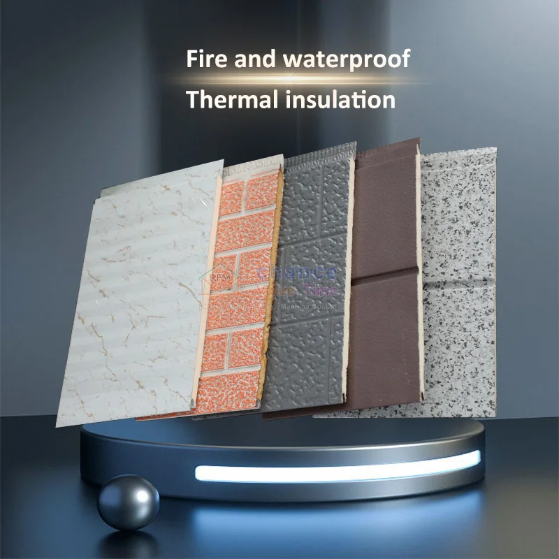 Liming Lightweight And Friendly Exterior Marbling Wall Decorative LM-013 Sandwich Paneling Metal Insulation Board