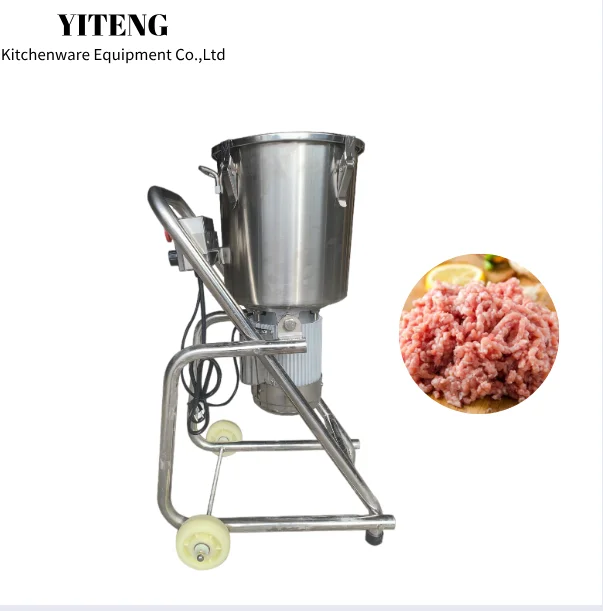 Large capacity stainless steel meat cutter  vegetable chopper machine food slicer fritter