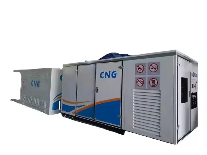 Усовершенствованная система сжатия и дозатора CNG установленная на скольжении