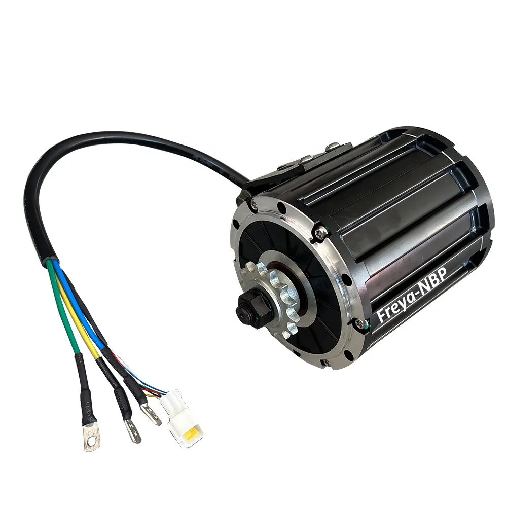QS 120 70H 2000W 72V Mid Drive Motor with Gearbox for Electric Motorcycle and Bike belt or Chain type