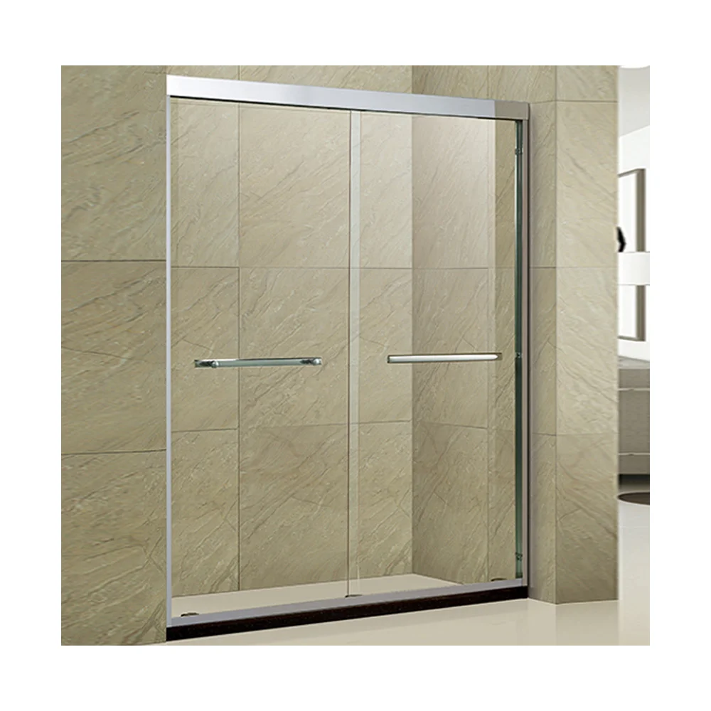 Прямая поставка с завода, водонепроницаемая стеклянная алюминиевая рама, раздвижная дверь для душа
