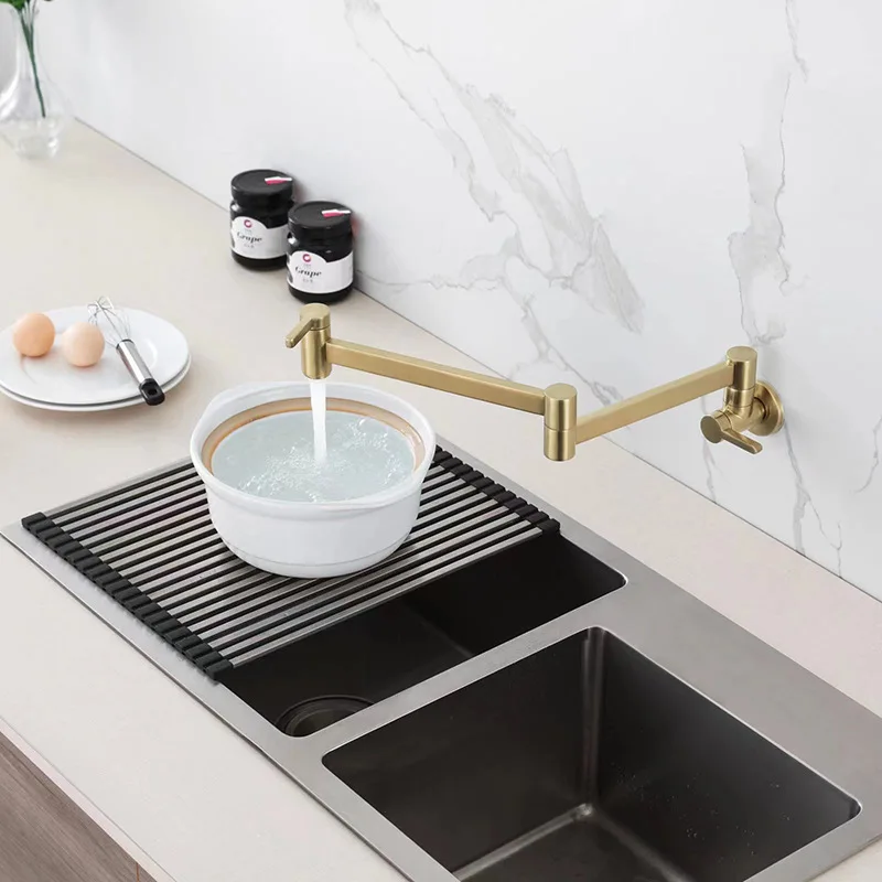 LULUMOM Kitchen Faucet Origin Manufacturer Pull Out Tap Stainless Steel Kitchen Sink Faucet Hot and Cold Mixer Smart Kitchen