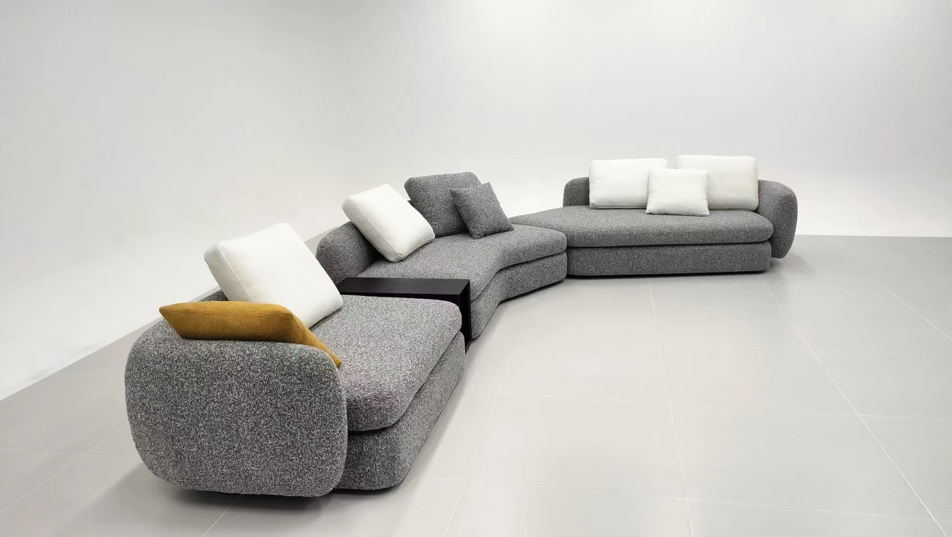 Luxury light Italian furniture sofa set living room furniture sofa set modern fabric sofa furniture set