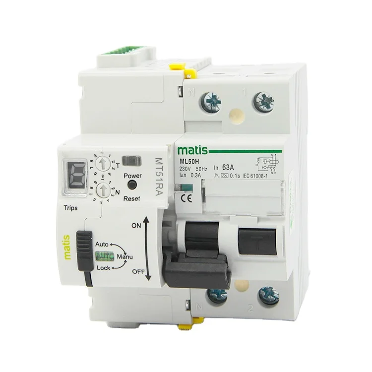 Auto Recloser MT51RA Outdoor AC Auto Electric RCCB Circuit Breakers Recloser Controller Remote Control Unit Switches