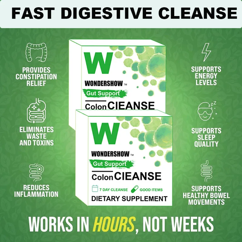 Colon Cleanse Fat Burning Slimming Diets Pills Weight Loss Products Detox Face Lift Decreased Appetite Night Enzyme