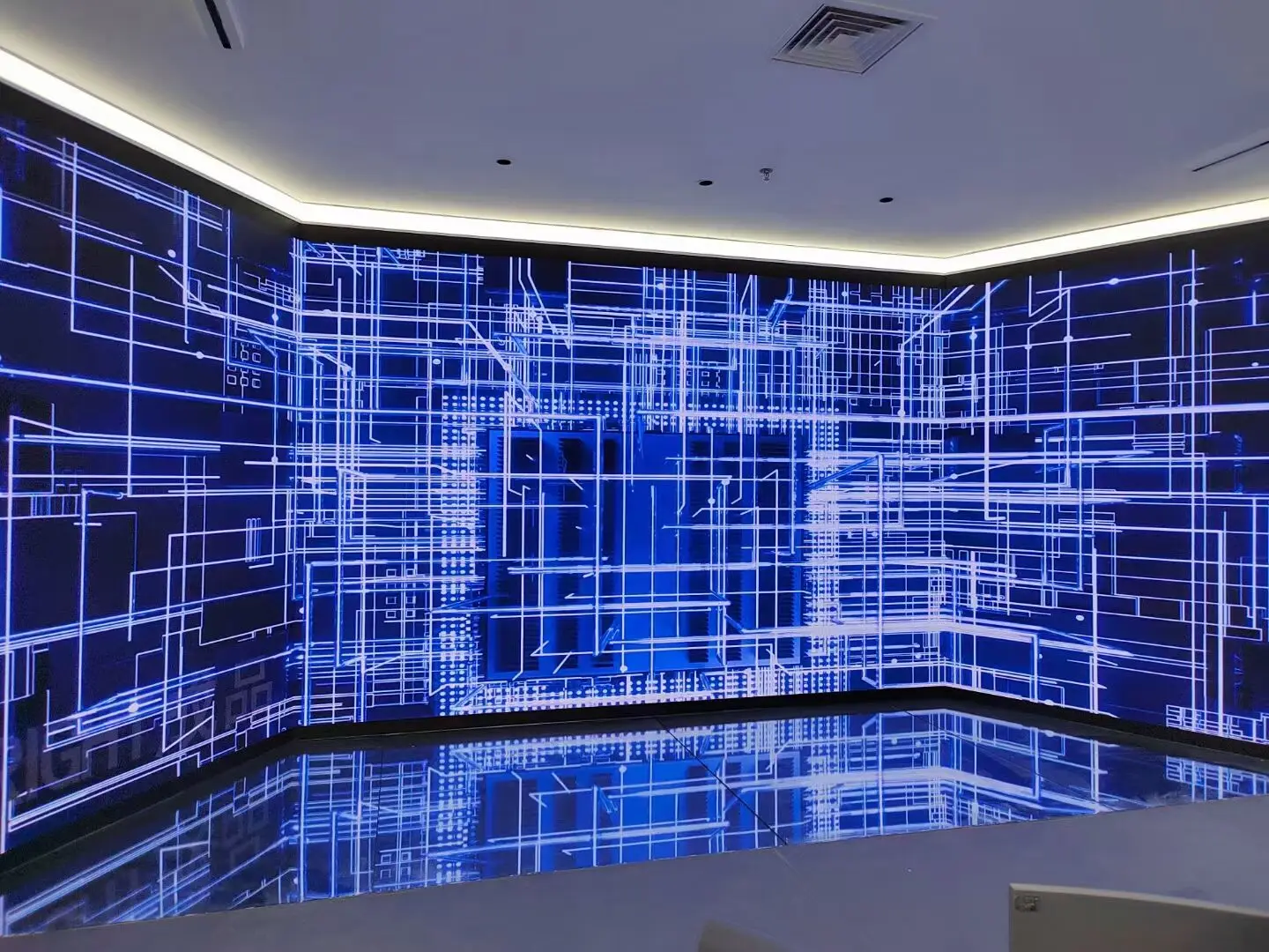 4K 8K Small Pixel Led Video Wall Panel High Refresh Rate P1.5 Led Display Screen with Standing Support for Filming/conference