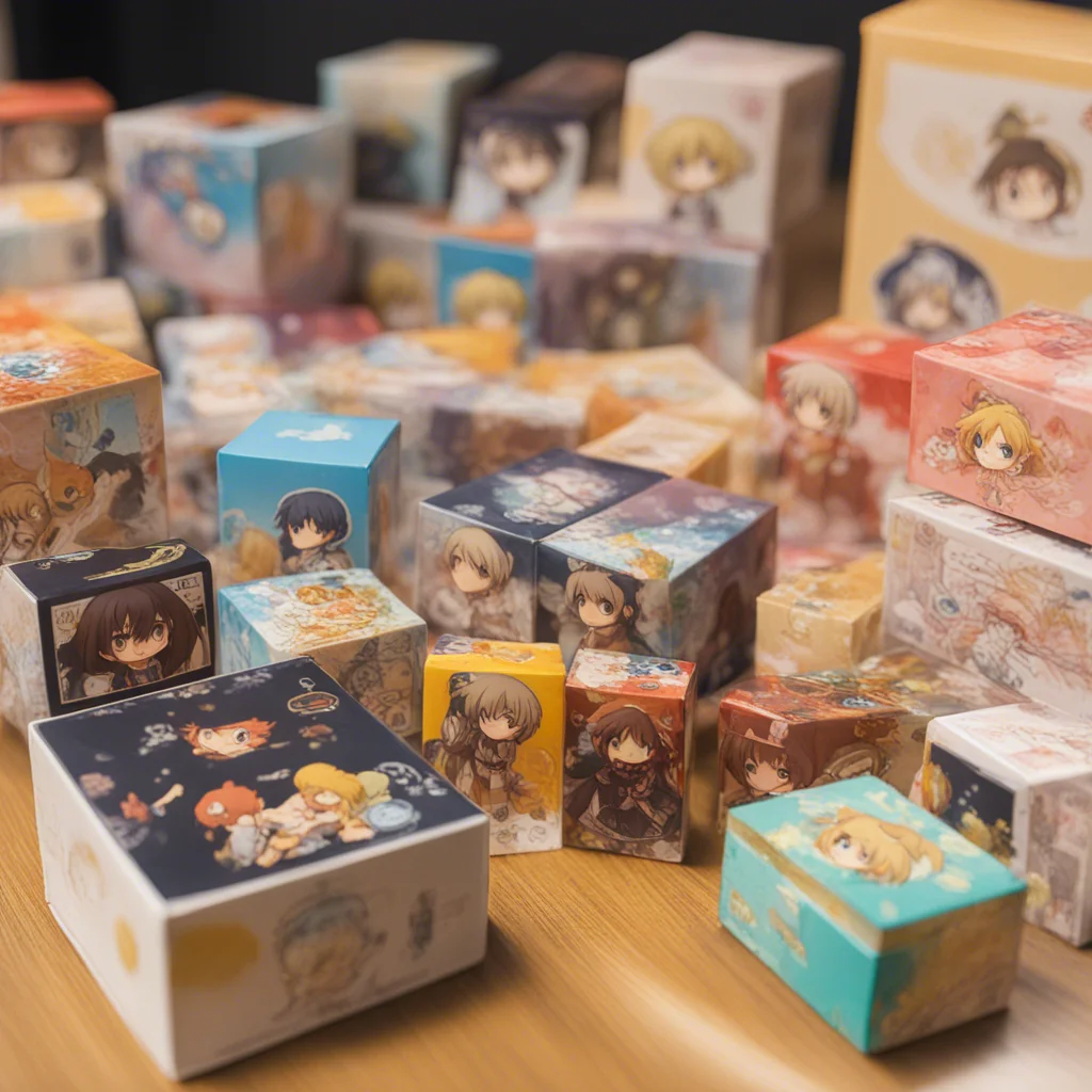 Soli Creative  Anime Figure Blind Box Claw Machine Kawaii Cartoon Dolls Surprise Mystery Box Toys for Kid Gifts