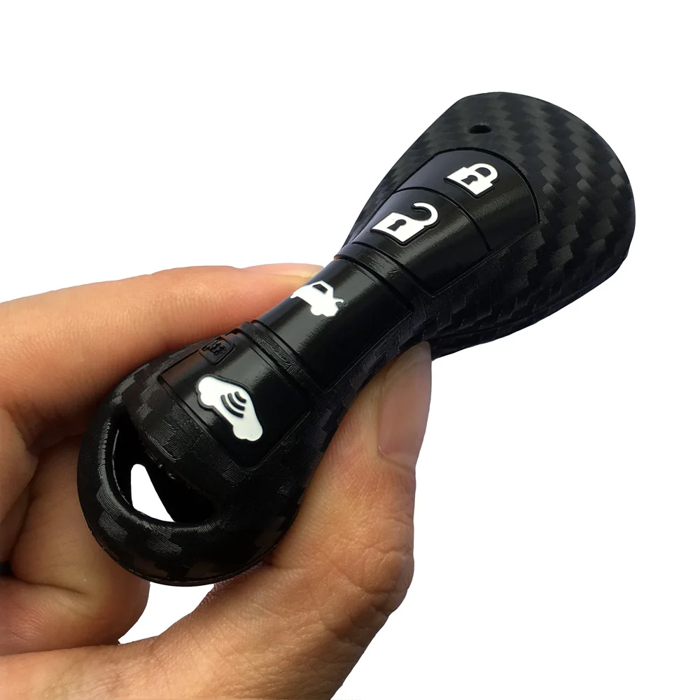 Silicone Cover Holder  Flip Remote Key Case 3 Button Shell Fit For Mazdas