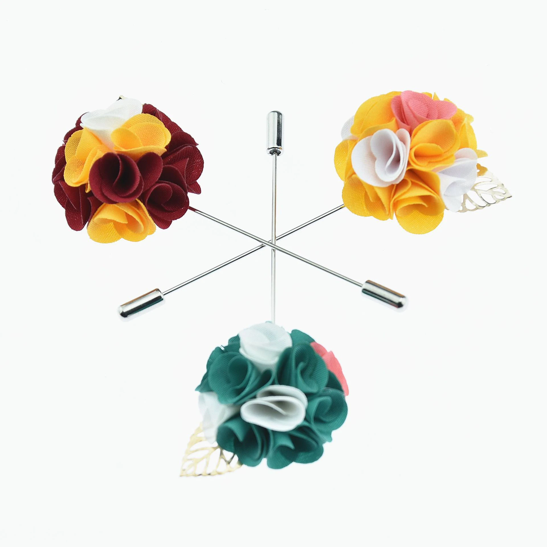 New Fashion Custom Lapel Pins Cheap Flower Broocheds For Mens Suits