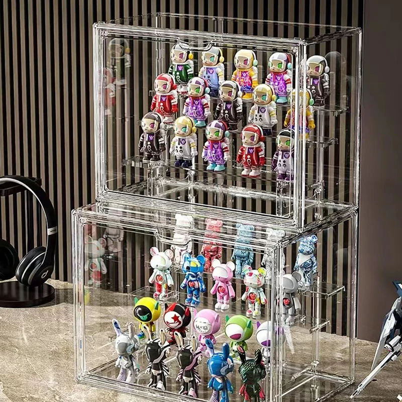 Customized Acrylic Toy Display Rack Multifunctional Transparent Acrylic Toy Car Display Case