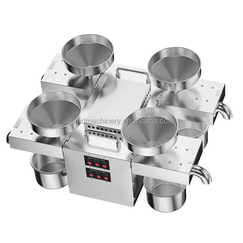 4 heads small cold oil press for peanut sunflower