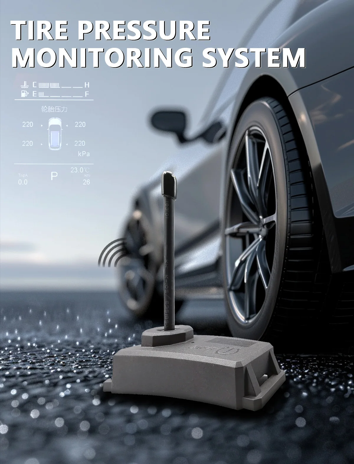 China auto parts sensor is suitable for all car tires sesnor TPMS programmable universal TPMS sensor with huge discount