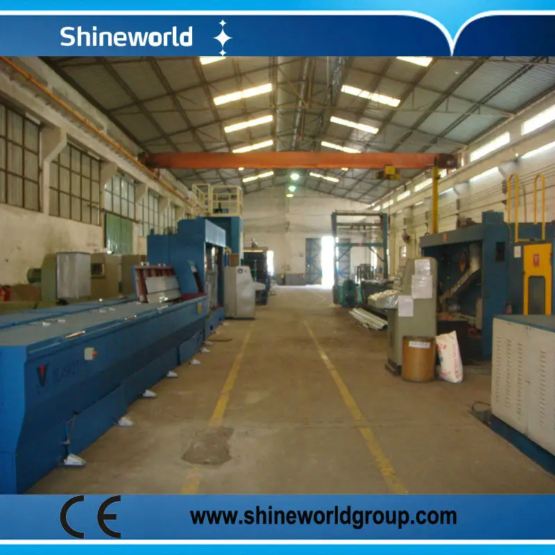 SHINEWORLD JIACHENG High Capacity Non-slip Rod Breakdown Machine, Copper/Alloy Wire Drawing Machine with Annealing