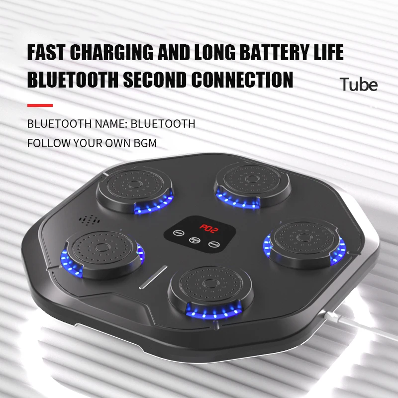Newest Upgrade Smart Music Boxing Target Machine Focus Agility Training Digital Wall Punching Pads Kick Boxing Target