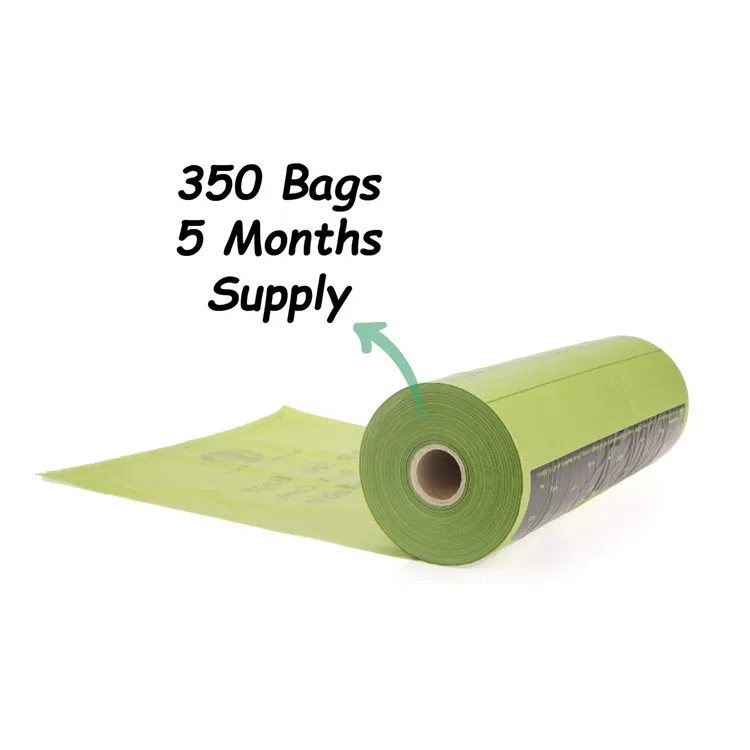
Custom Printed Strong Home 100% Leak Proof Recycled Corn Starch Compostable Biodegradable Dog Poo Bags 