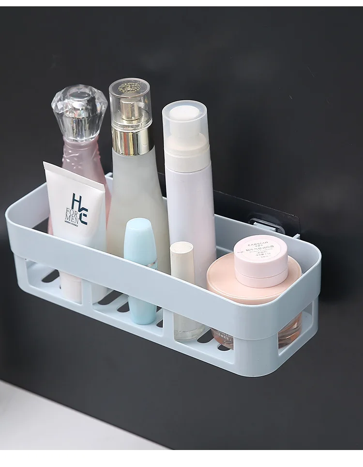 Bathroom Shelves No-drill Shelf bathroom accessories Shower Storage Rack Holder Kitchen Organizer Bathroom Punch Corner Frame