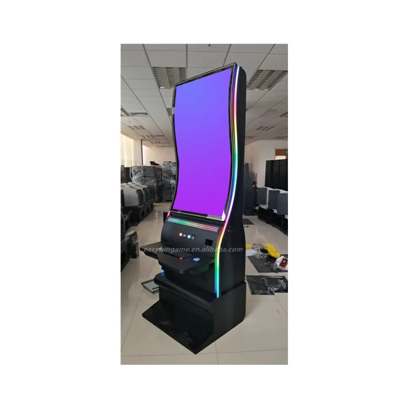 Deluxe 55-inch S Curve Monitor Metal Cabinet Arcade Game Machine Bacon Games