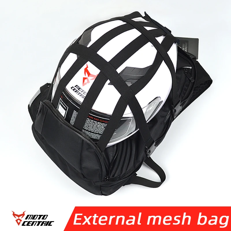 MOTOCENTRIC Large Capacity Waterproof Motorcycle Rider Bag Backpack Hard Shell Men Motorcycle Backpack For Travelling Cycling
