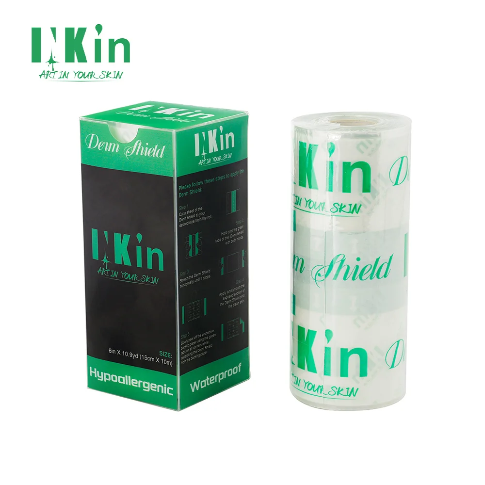 Wholesale INkin 15cm x 10M Hypoallergenic flexible breathable waterproof Clear tattoo aftercare barrier healing film