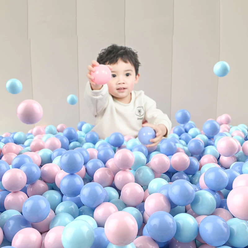 Children Play Pool Soft Plastic Balls Kids Toys Ball Pit Sea Colorful Ocean Ball For Slide Swimming Pool Playground