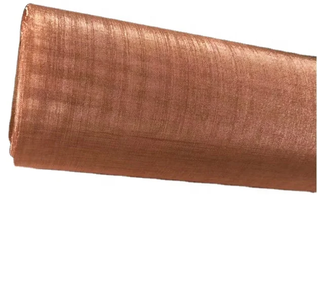 High Purity Copper Micro Mesh Rolls Copper Wire Mesh for Battery Materials