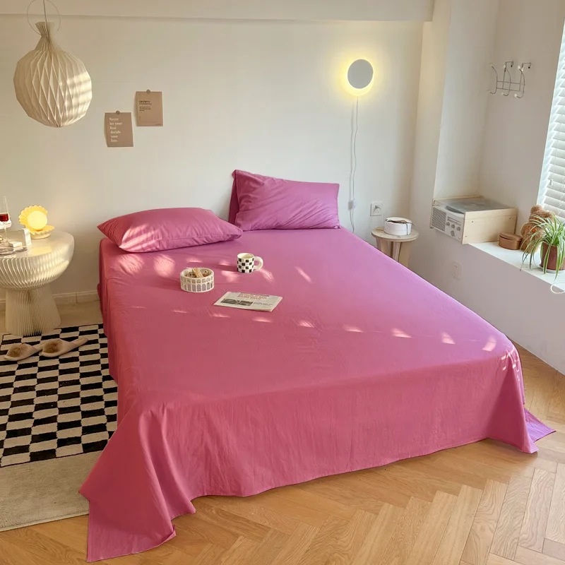 wholesale cheap polyester bedding flat sheet 3pcs bedsheets sets