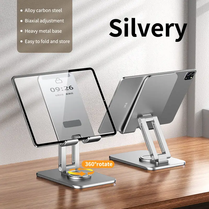 AOOLIF universal 360 rotatable phone holder aluminum foldable tablet holder stand for desk