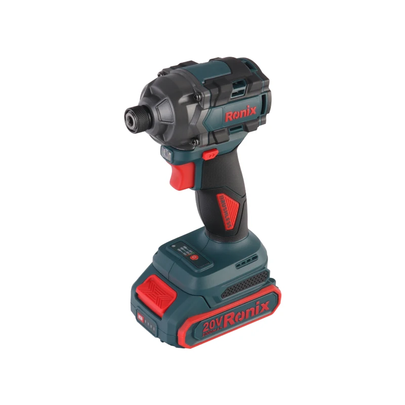 Ronix 8671 Model 230N.m Brushless Electric Impact Wrench 1/2 inch Cordless Screwdriver Power Tools with 20v Battery