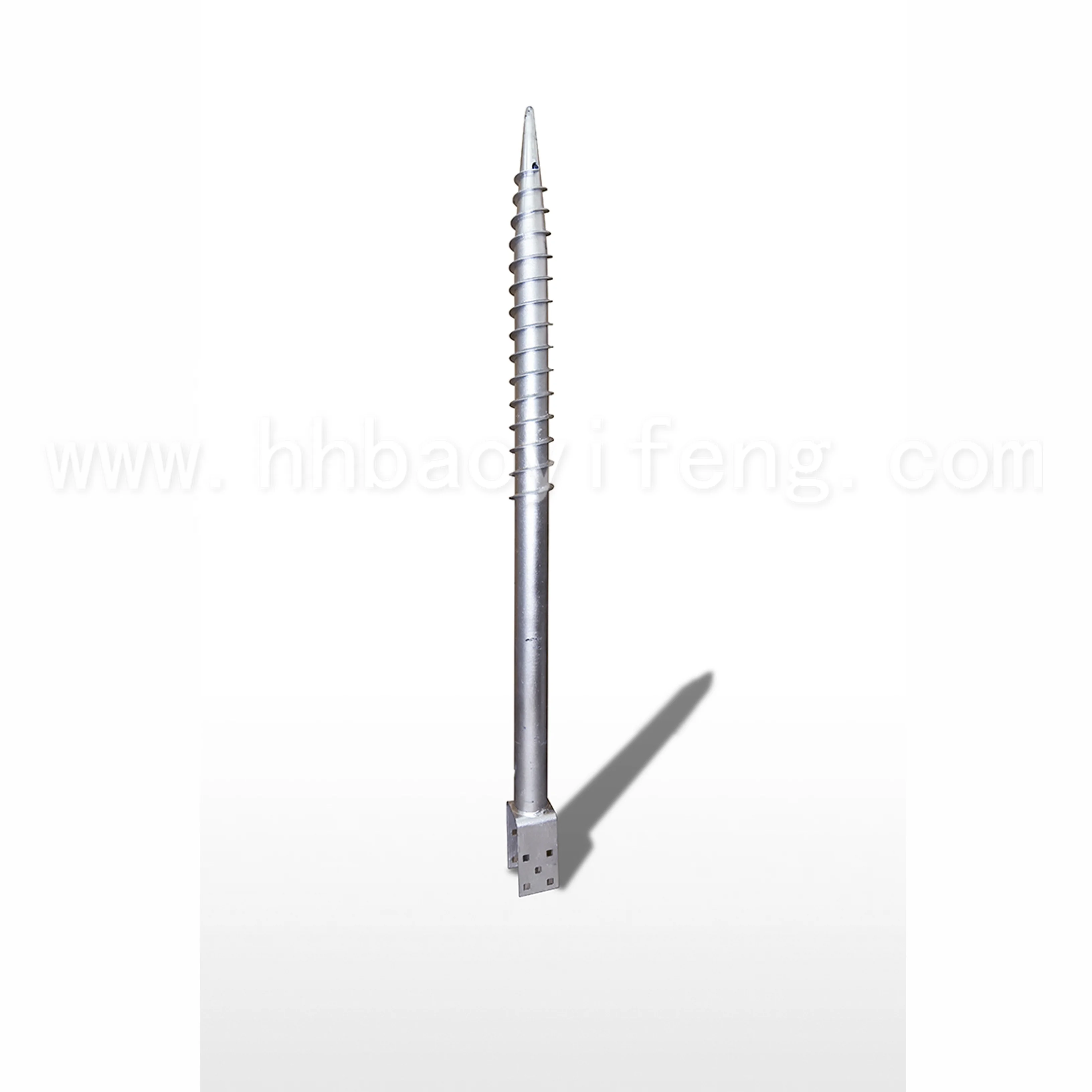 Hot Dipped Galvanized U type Ground Screw Post Anchor