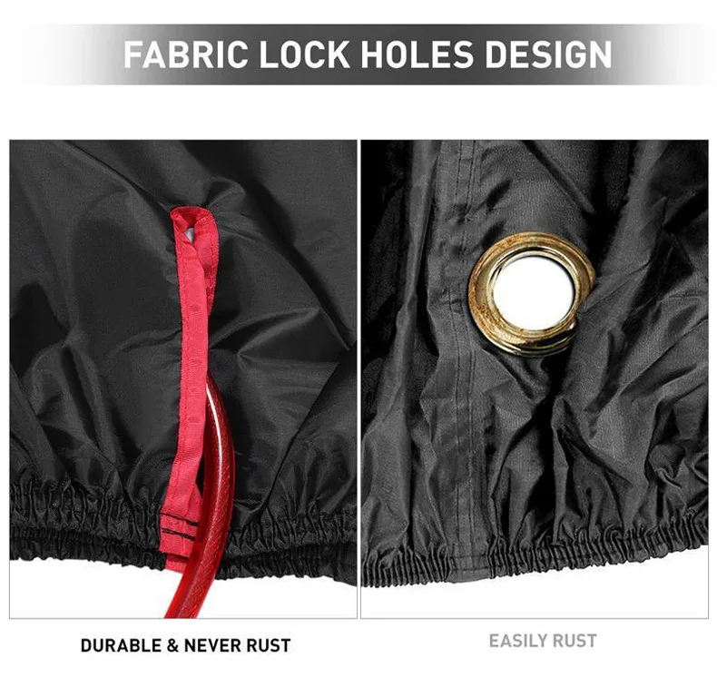 210D Oxford Pu Coating Waterproof Outdoor Mobility Scooter Cover Electric Bicycle Cover Bike Covers For Outside Storage