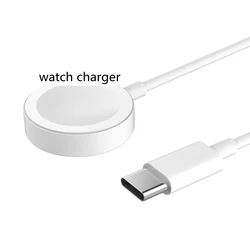 Magnetic Type C Watch Charger for iWatch SE 7 6 5 4 3 2 1 USB-C Charging Cable