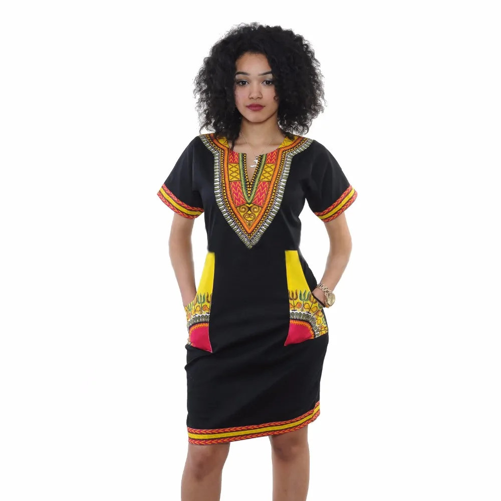 
Wholesale S8221 cheap beautiful african kitenge dress designs african clothes 