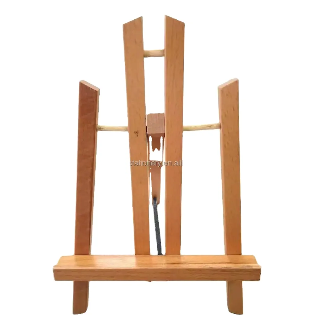Wholesale Tripod Wooden Easel for Artist artworks displaying Easel durable table top artist stand wooden easel