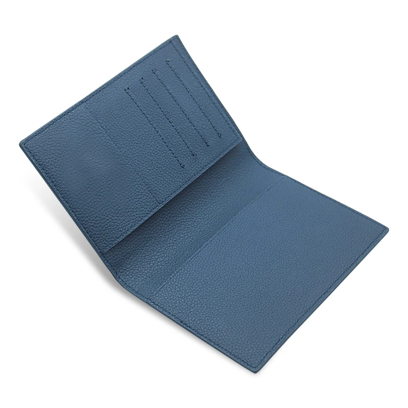 Passport Cover Customize Logo Leather Travel Passport Card Holder Slim Pu Passport Holder