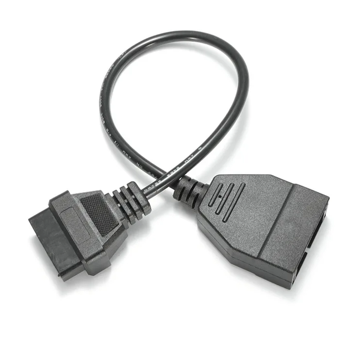 Автомобильный OBD2 16 P OBD 2 Pin 16Pin к OBD1 12 12Pin 12P Сканер диагностический соединитель Адаптер Жгут кабель для GM GMC Daewoo