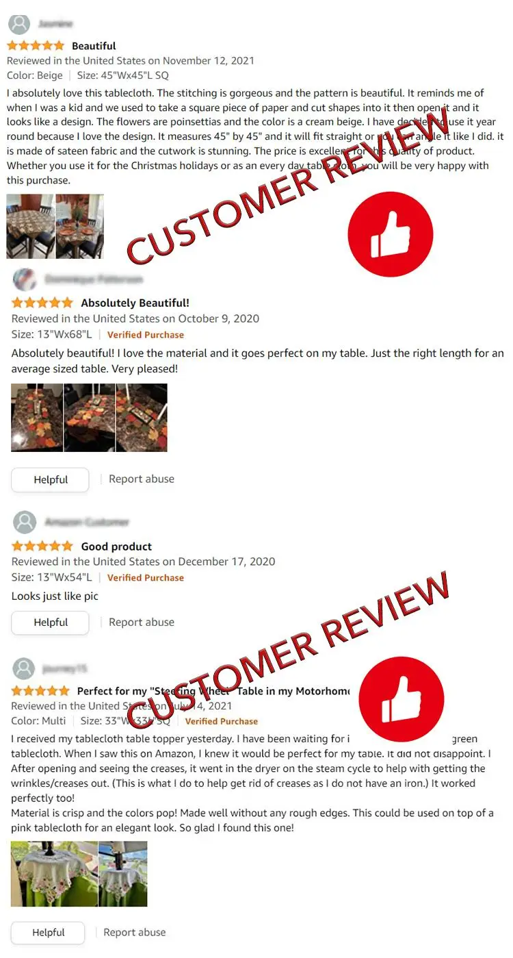 OWENIE Christmas Flower 60x84inch Square Ivory Poinsettia Elegant Luxury Embroidered Cutwork Tablecloths